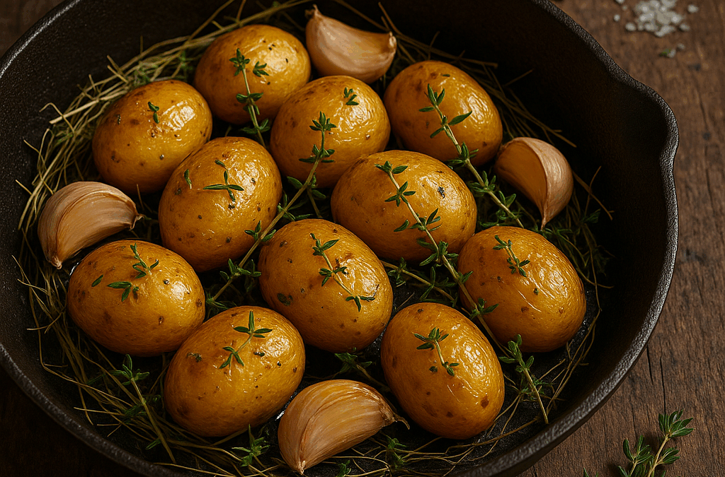 Pommes de Terre Grenailles des Jardins Fumées au Foin