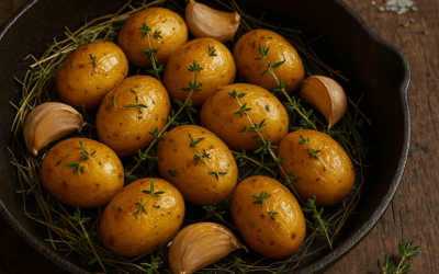 Pommes de Terre Grenailles des Jardins Fumées au Foin